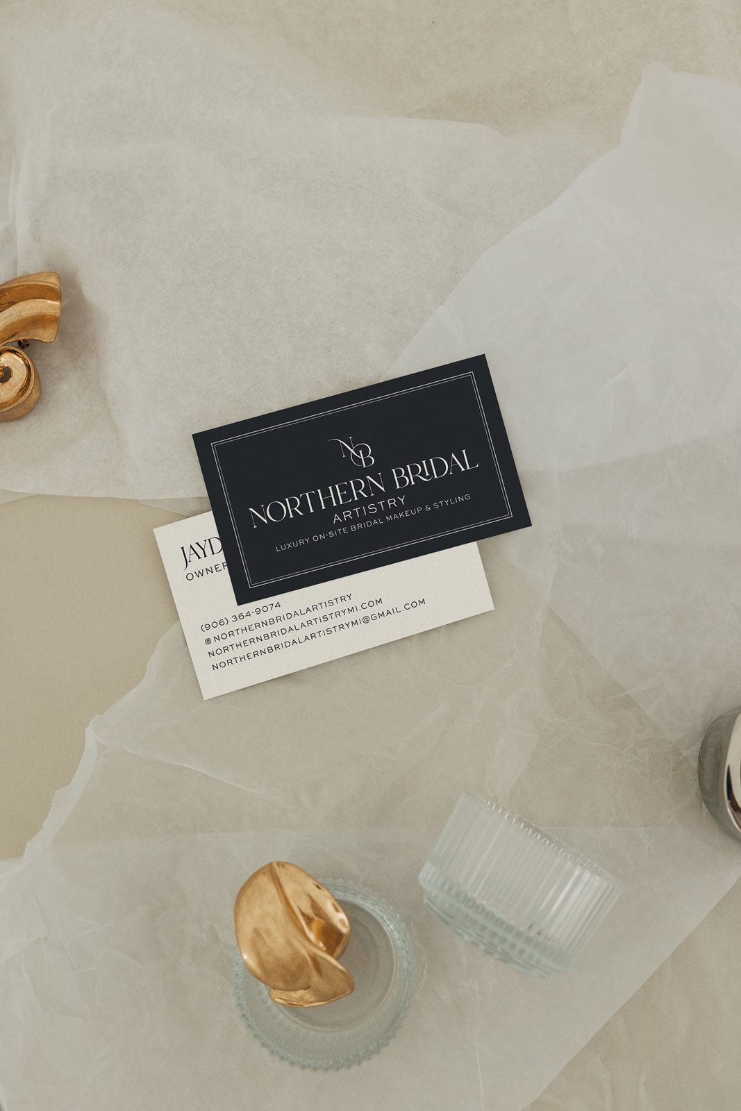 custom print materials including a professional business card