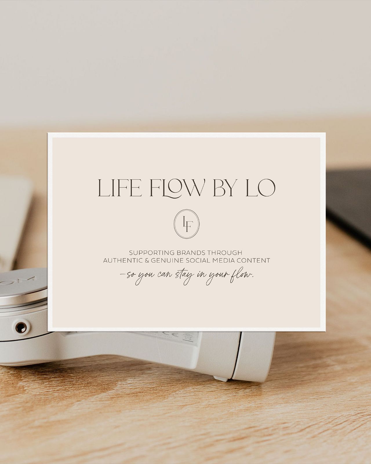 Elegant branding for a women social media content business