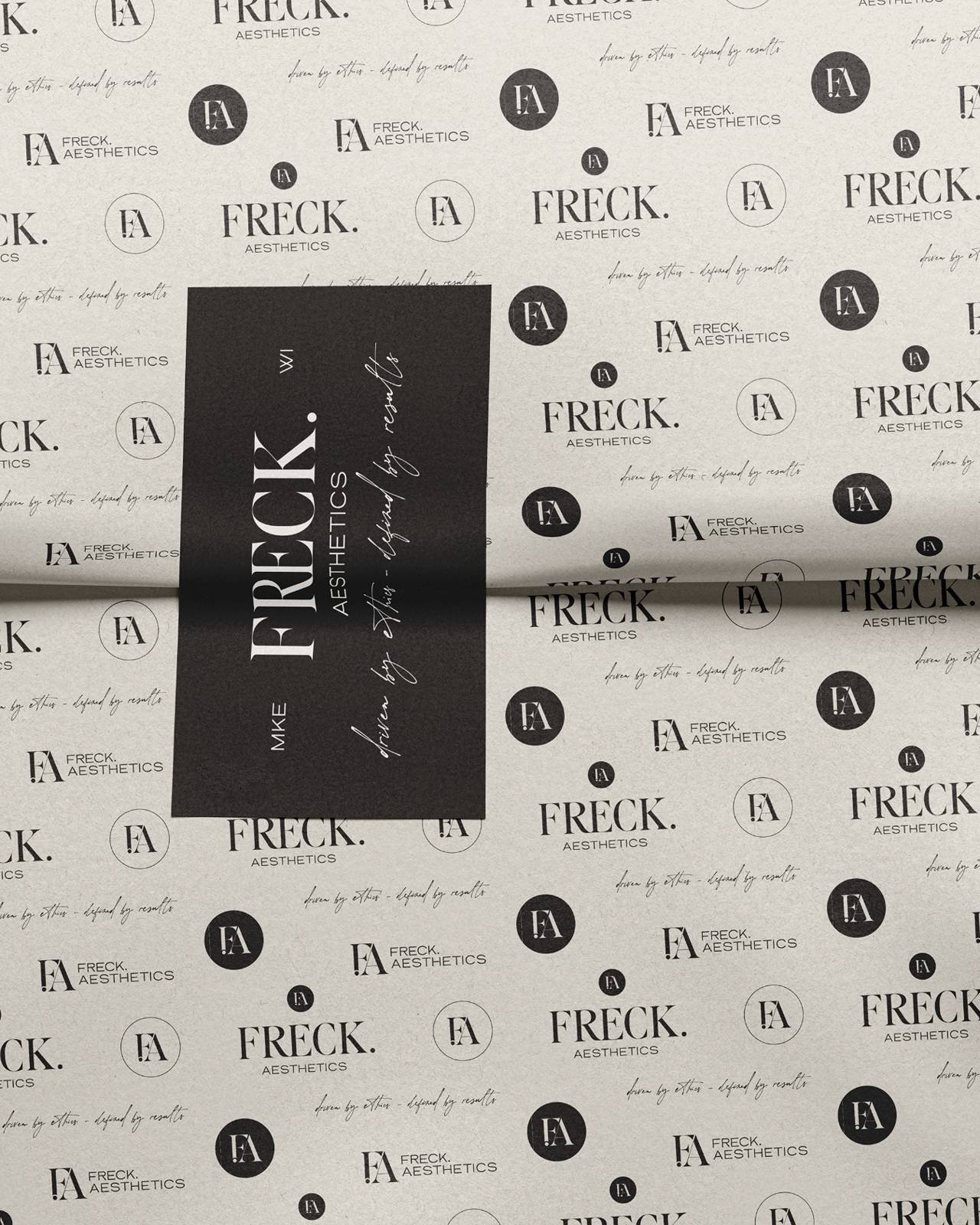 Brand design package created for a female founder, including a full logo suite, color palette, and custom graphics.